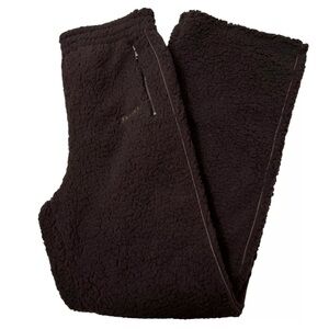 SKIMS Teddy Track Fleece Pants Espresso Womens XXL